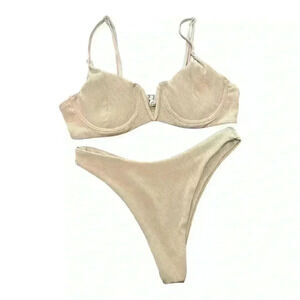 Kuai Bikini Set Khaki small